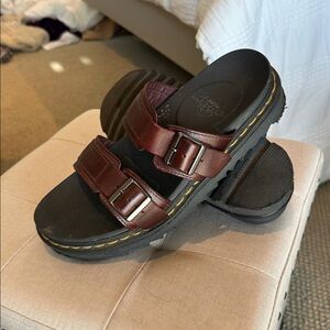 Dr. Martens Brown Leather Sandals